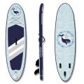 best seller Drop Stitch Material Transparent Stand UP Paddle Board Inflatable SUP Paddle board Pump